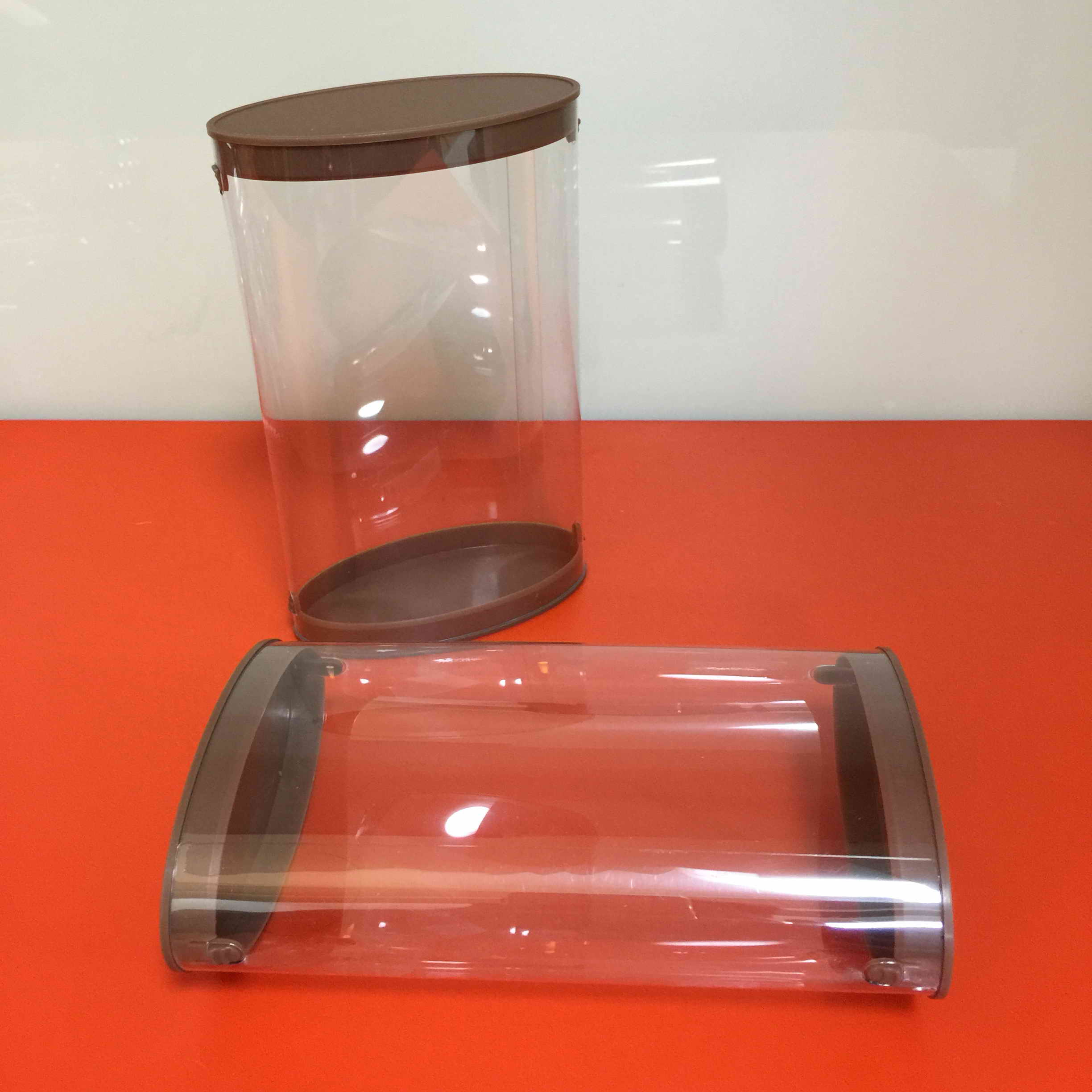 clear oval packaging container,oval tubes,clear oval pvc tubes,oval